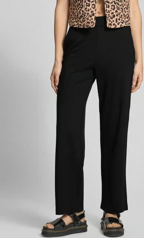 Only Straight leg pantalon met brede tailleband model 'POPTRASH' - Foto 9