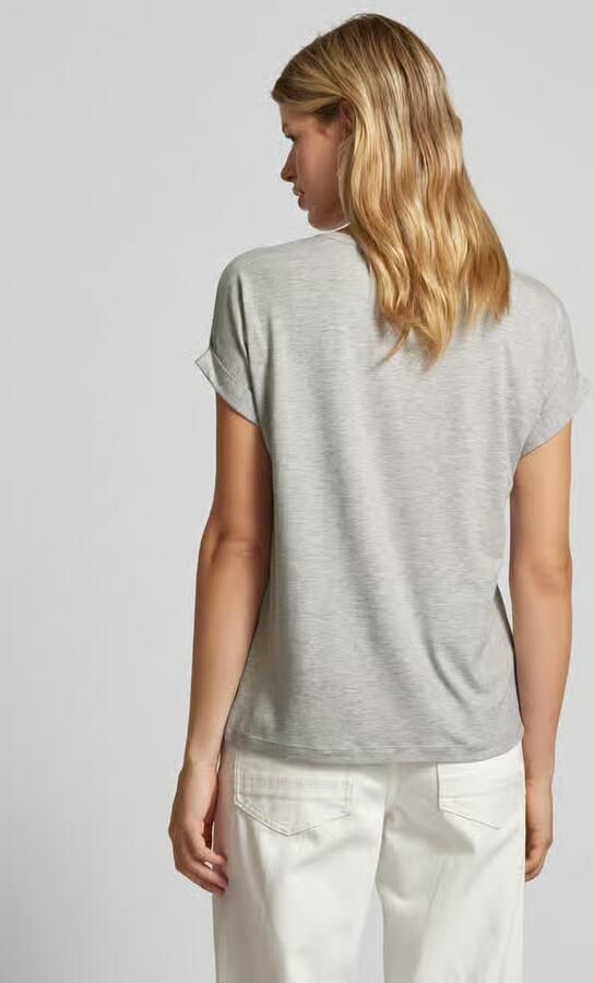 Only T-shirt ONLMOSTER – T-shirt met gemêleerde look en elastisch materiaal - Foto 5