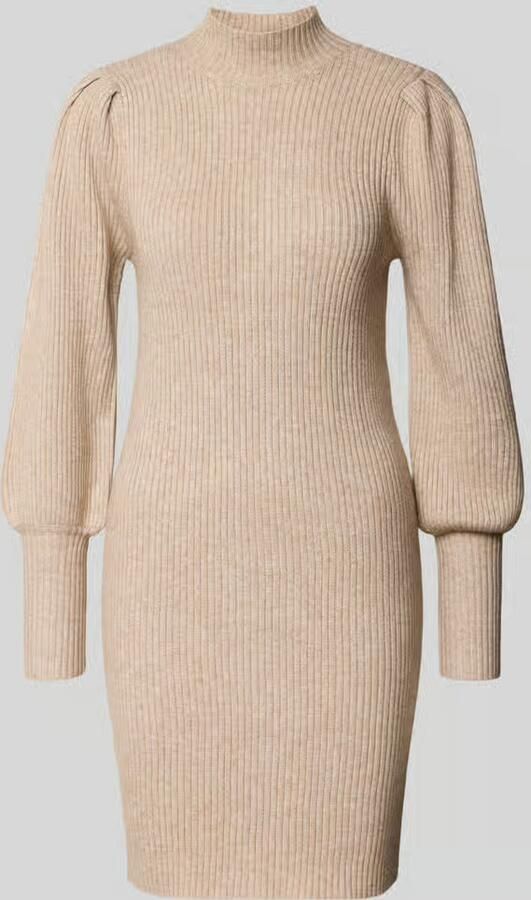 Only Comfort fit gebreide jurk van viscosemix model 'KATIA' - Foto 5