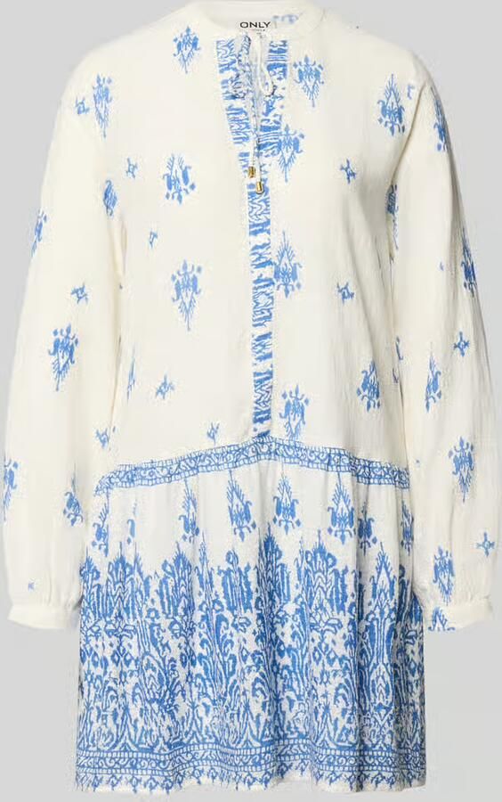 Only Tuniek vrijetijdsjurk van mix van katoen viscose en modal model 'ALMA' - Foto 2