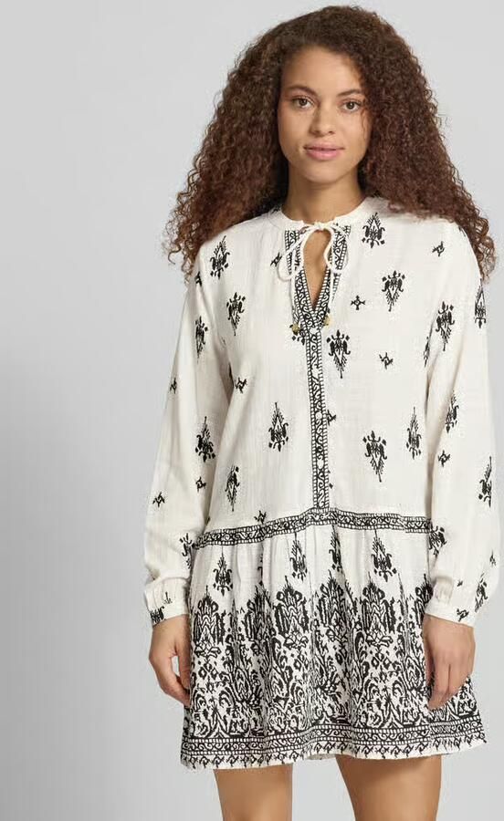 Only Tuniek vrijetijdsjurk van mix van katoen viscose en modal model 'ALMA' - Foto 2