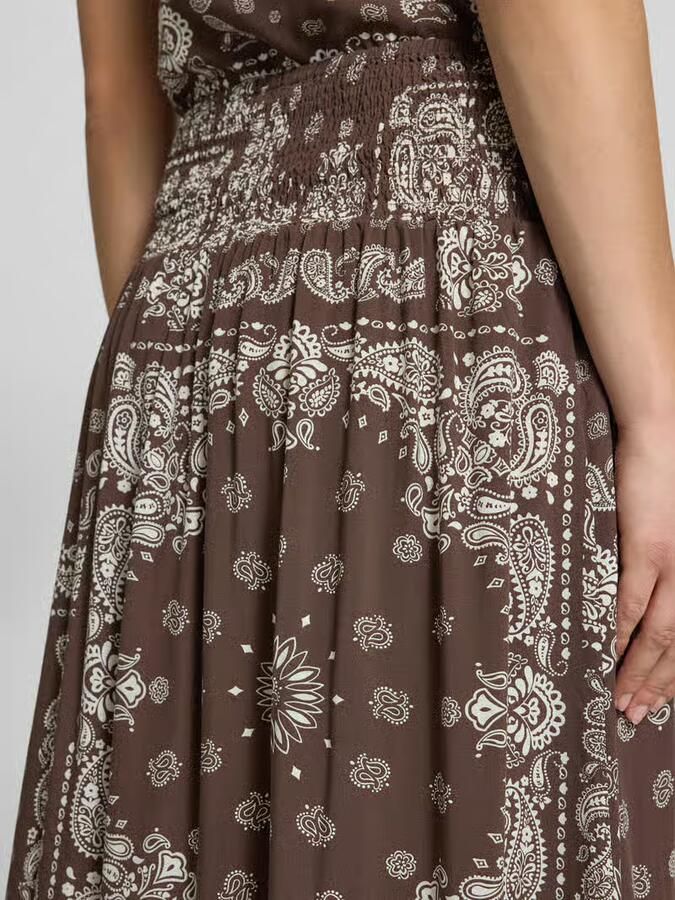 Only Uitlopende maxi-rok van pure viscose model 'SAKI AMBEL'