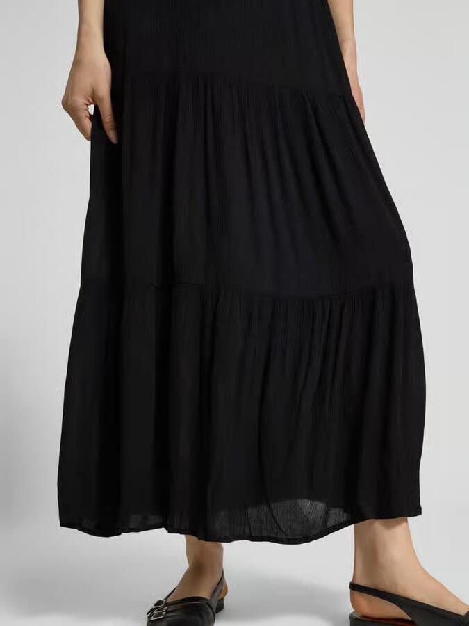 Only Uitlopende maxi-rok van zuivere viscose model 'MIKKA' - Foto 3