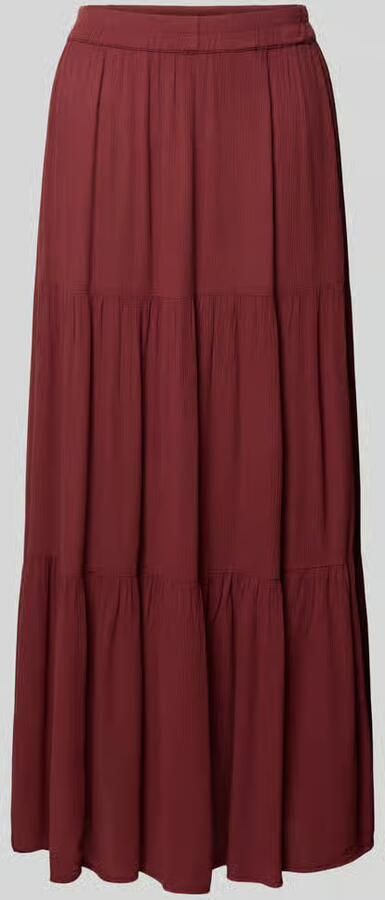 Only Uitlopende maxi-rok van zuivere viscose model 'MIKKA' - Foto 2