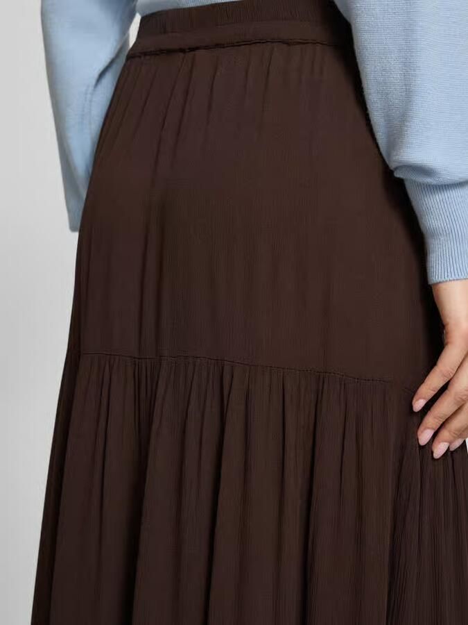 Only Uitlopende maxi-rok van zuivere viscose model 'MIKKA' - Foto 3