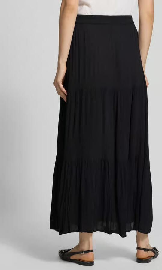 Only Uitlopende maxi-rok van zuivere viscose model 'MIKKA' - Foto 6