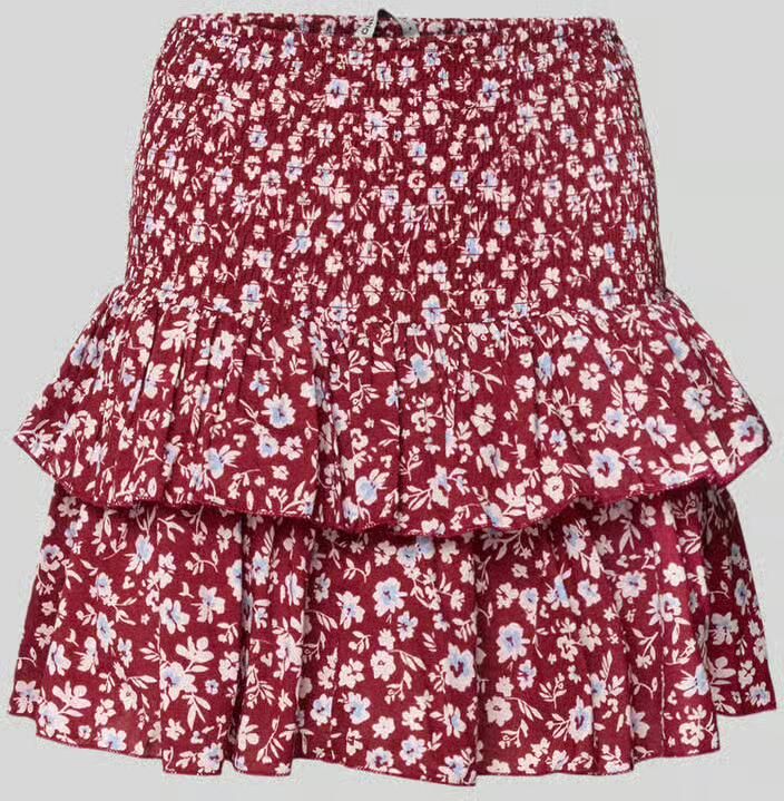Only Uitlopende mini-rok met volants model 'ZOEY' - Foto 2