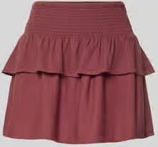 Only Uitlopende mini-rok van mix van viscose en linnen model 'GOA'