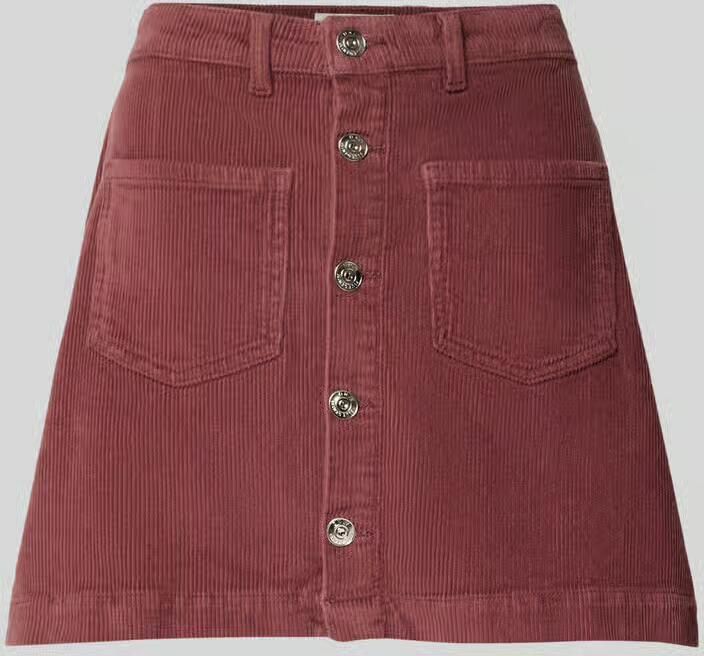 Only Uitlopende minirok van katoenmix model 'AMAZING'
