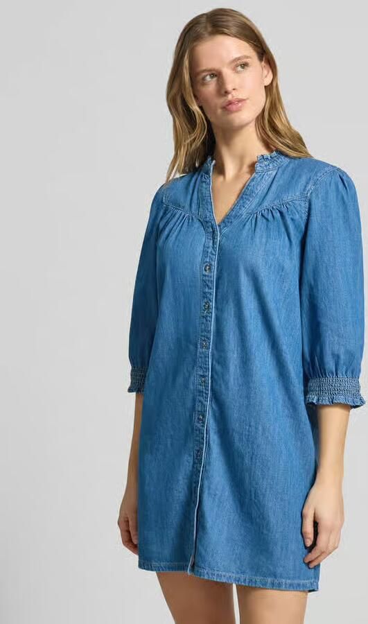 Only Vloeiende jeansjurk van pure Baqumwolle Model 'RAYA' - Foto 3