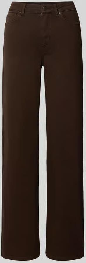 ONLY Onlmadison Blush Hw Wide Color Dnm Noos jeans donkerbruin - Foto 5