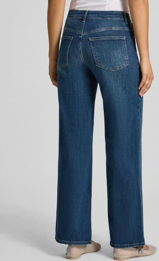 ONLY Onlmadison Blush Hw Wide Dnm Dot229 Noos jeans donkerblauw - Foto 6