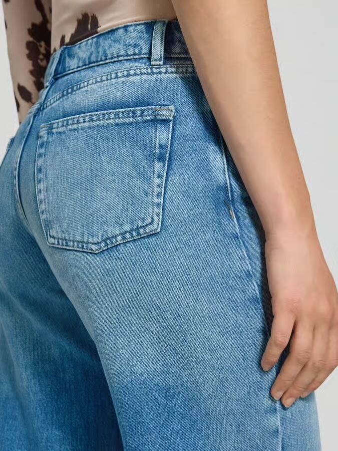 ONLY low waist wide leg jeans light blue denim - Foto 3