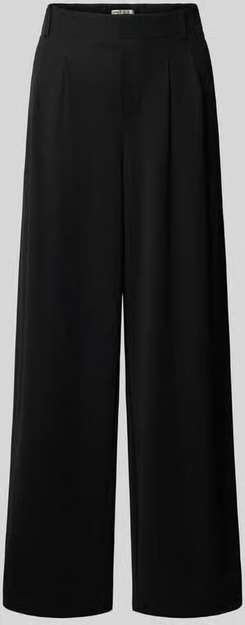 Only wide leg broek met elastische band model 'CHRISTINA' - Foto 2