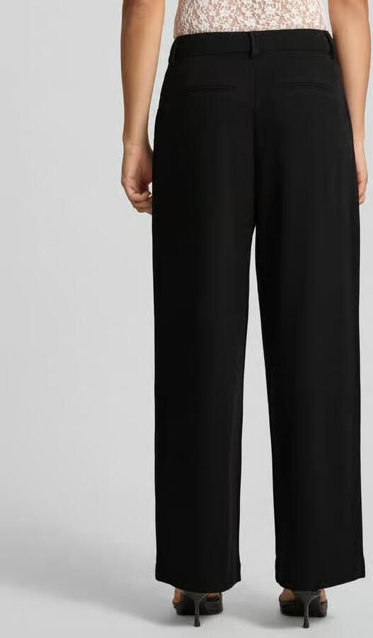 Only wide leg broek met viscose model 'PALINO' - Foto 3
