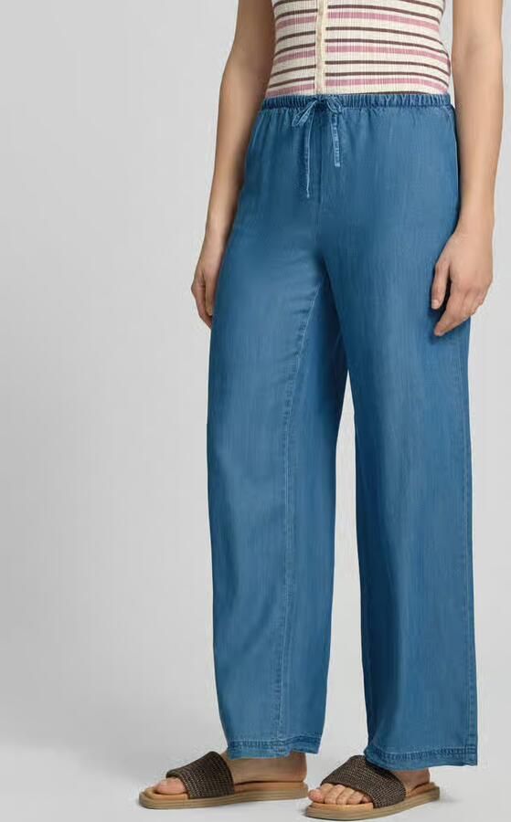 Only Wide leg broek van lyocell model 'CHARIS' - Foto 3