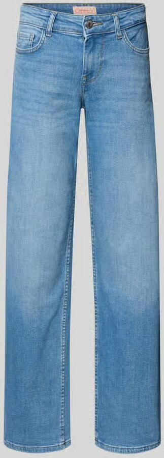 ONLY low waist wide leg jeans ONLJUDY light blue denim - Foto 5