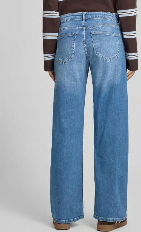 Only Wide leg jeans van katoenmix model 'JUDY' - Foto 6