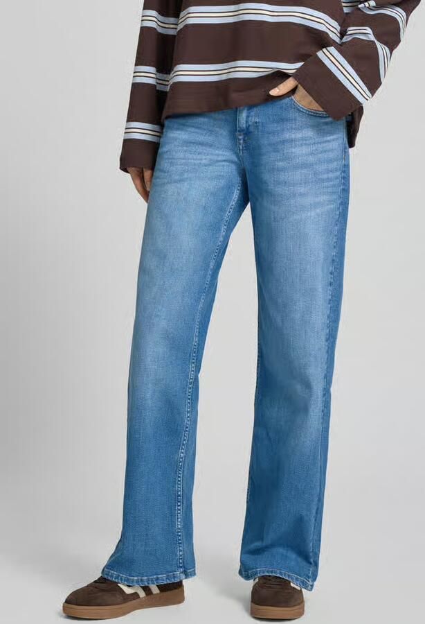 Only Wide leg jeans van katoenmix model 'JUDY' - Foto 5