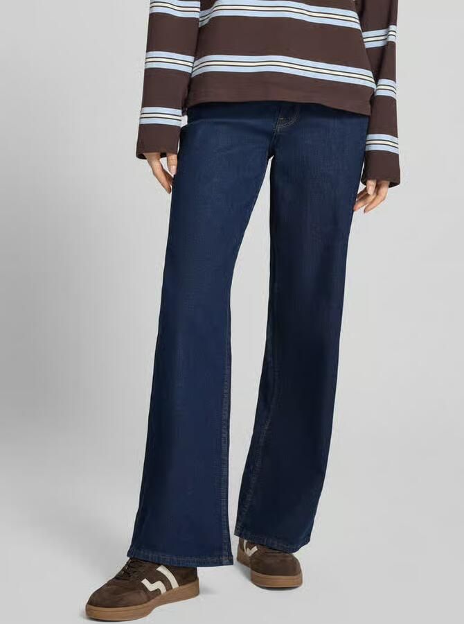Only Jeans 15366764 JUDY-O LW WIDE-RINSE TAI966 DARK BLUE DNM - Foto 3