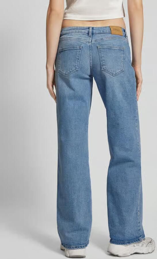 ONLY low waist wide leg jeans ONLJUICY light blue denim - Foto 4