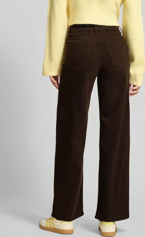 ONLY Onlmadison Blush Hw Wide Color Dnm Noos jeans donkerbruin - Foto 3