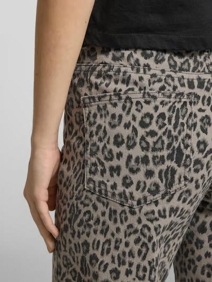 Only Wide leg jeans van katoenmix model 'MADISON'