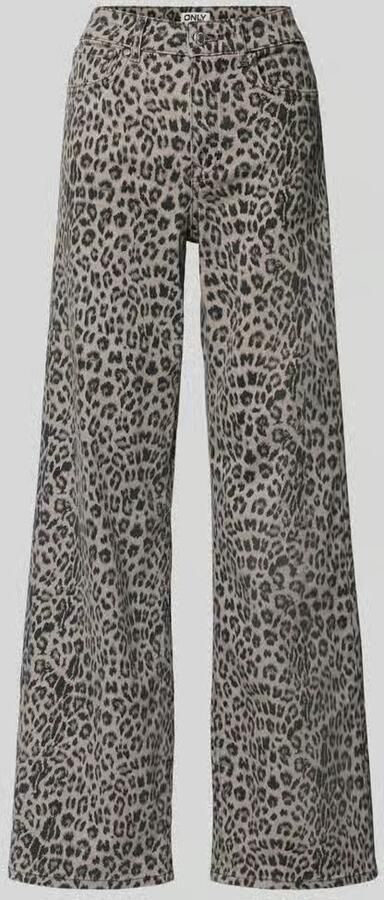 Only Wide leg jeans van katoenmix model 'MADISON' - Foto 2