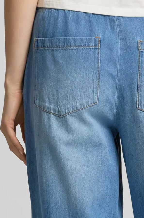 Only wide leg jeans van mix van katoen en lyocell model 'LARIA'
