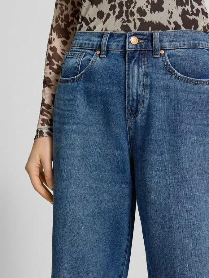 Only Wide leg jeans van zuiver katoen met contrasterende naden model 'HOPE' - Foto 2