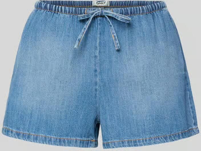 Only Wide leg korte jeans van mix van katoen en lyocell model 'ARIA' - Foto 2
