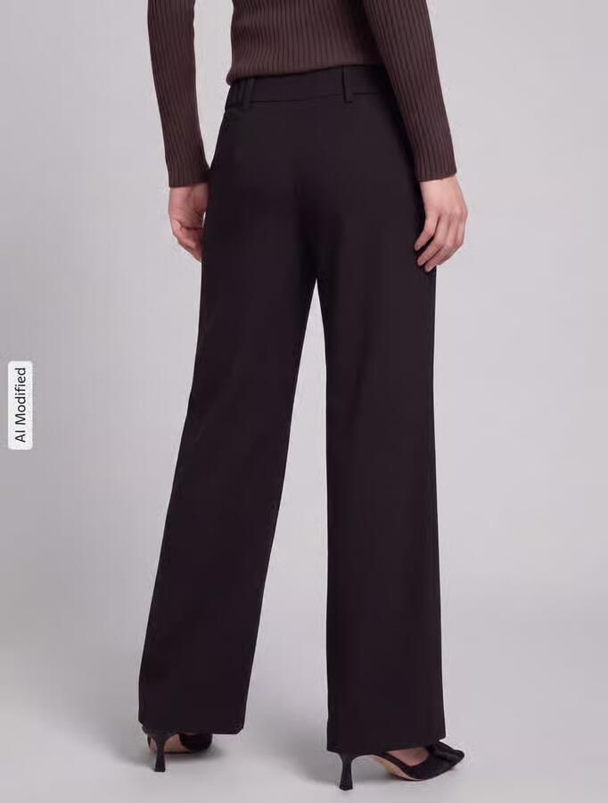 Only Wide leg pantalon met viscose model 'LINDA' - Foto 2