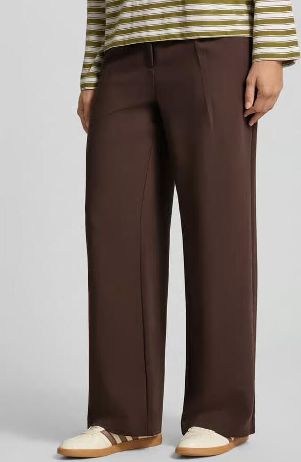 Only Loose fit bandplooibroek met viscose model 'LINDA-RAVEN LIFE' - Foto 2
