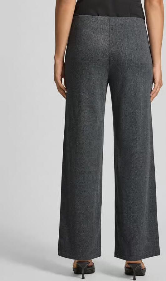Only Wide leg recht broek met naadritssluiting model 'BREMEN' - Foto 3