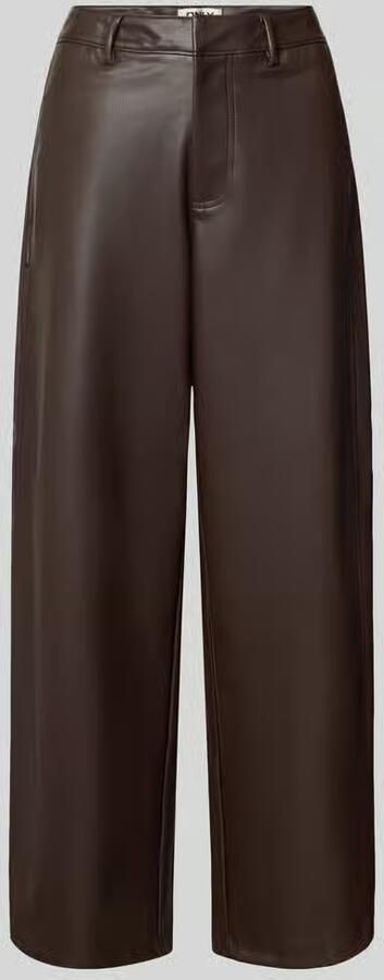 Only Broek Neli Faux Barrel Trousers Chocolate Torte