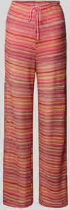 Only Wijdte broek met gebreid motief model 'SANDY'