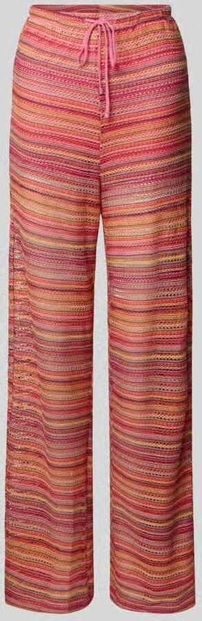 Only Wijdte broek met gebreid motief model 'SANDY' - Foto 2