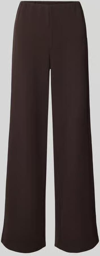 Only Wide leg linnenbroek met elastische band model 'GOA'