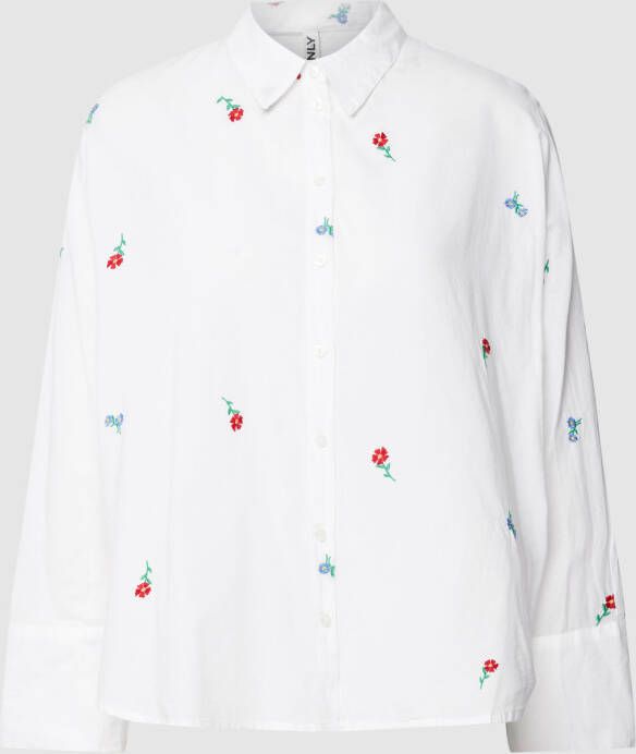 Only Overhemdblouse met bloemenmotief model 'NEW LINA'