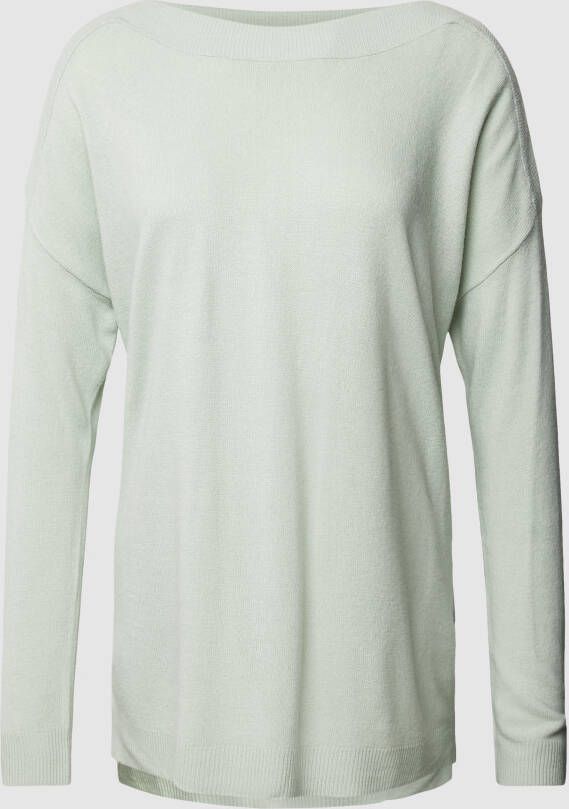 Only Oversized gebreide pullover met boothals model 'AMALIA'