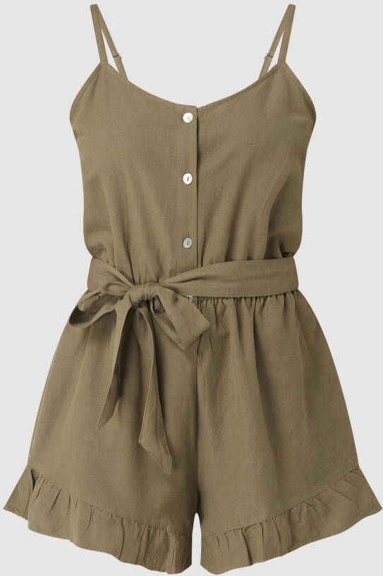 Only Playsuit met linnen model 'Rilla'