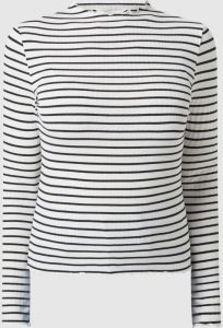 Only Shirt met lange mouwen en streepmotief model 'Lemma'