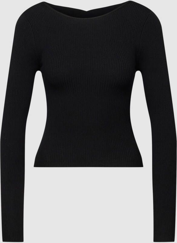 Only Shirt met lange mouwen in gebreide look model 'EMMY'