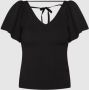 Only Onlleelo S s terug pullover knt Noos 15203888 Zwart Dames - Thumbnail 2