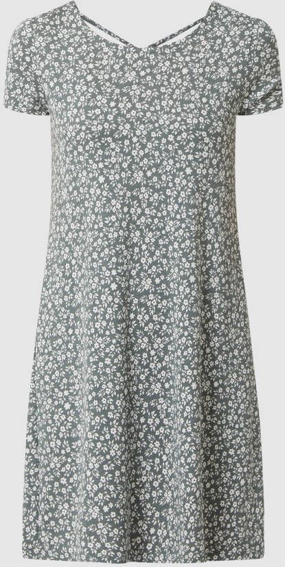 Only Uitlopende mini-jurk met all-over motief model 'BERA' - Foto 2