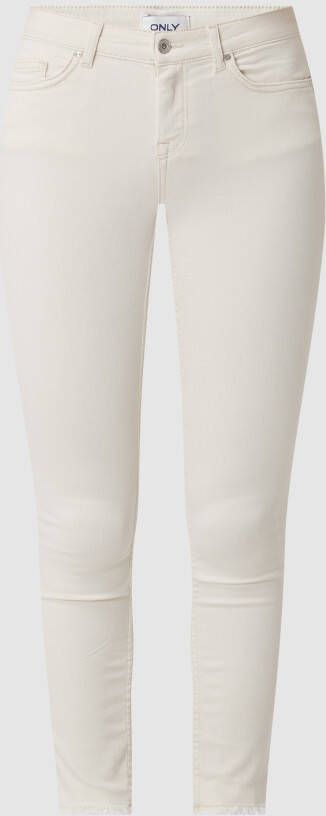 Only Skinny fit mid waist jeans met stretch model 'Blush' - Foto 14