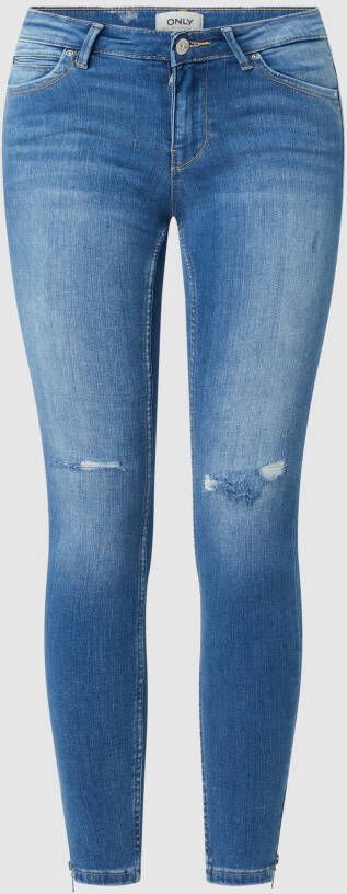 Only Skinny fit jeans ONLKENDELL LIFE RG SK ANK DT met rits bij de zoom - Foto 3
