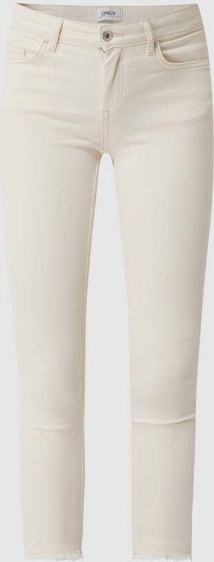 Only Skinny fit mid waist jeans met stretch model 'Blush'