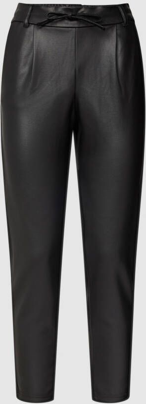 Only Straight leg broek van kunstleer met elastische band model 'POPTRASH' - Foto 5