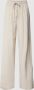 Only Wide leg stoffen broek met elastische band model 'JANY' - Thumbnail 1